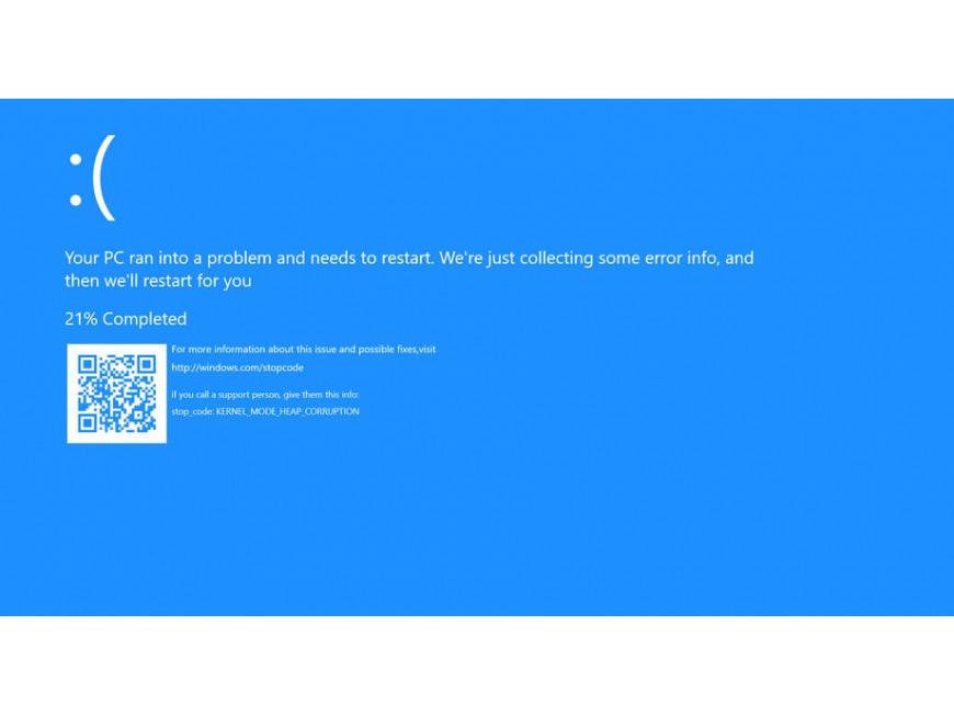 По всей планете Windows показывает «синий экран сметрти»