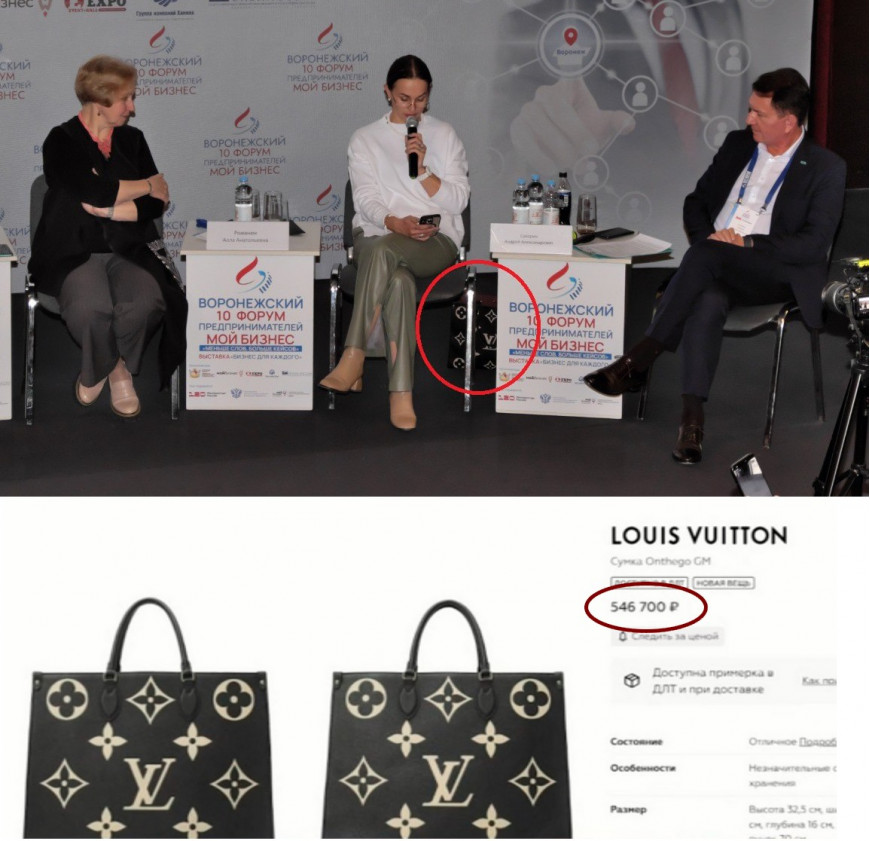 Вице-мэр Воронежа с сумкой Louis Vuitton за 500 тыс. обиделась на критику горожан